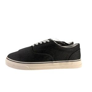 Chaps Mens Canvas Lace Up simple versatile Shoes Size 11 M Charcoal‎ Grey
